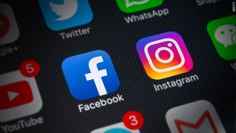 Facebook and Instagram Icons for Paid Social Prospecting