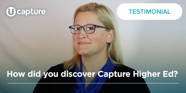 How did you discover Capture Higher Ed? | Beth Keserauskis