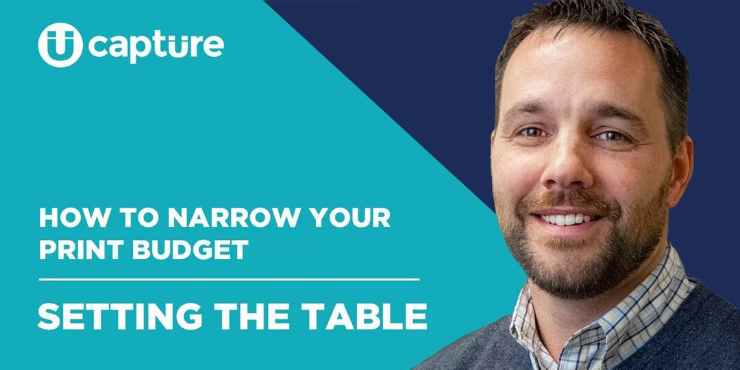 Setting the Table: How to Narrow Your Print Budget