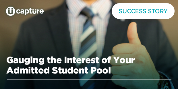 Gauging the Interest of Your Admitted Student Pool